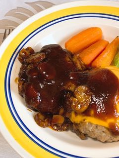 ハンバーグ-レシピのメイン写真