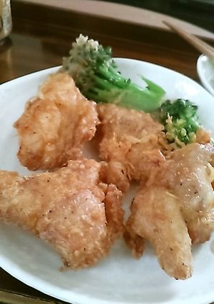 ビールのつまみ/塩麹で鶏もも肉の唐揚げ-レシピのメイン写真
