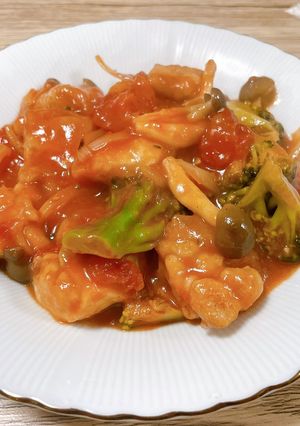 トマトチキン煮込み-レシピのメイン写真