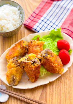 舞茸の肉巻きフライ-レシピのメイン写真