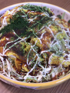 笑っちゃうけど絶品!お好み焼きサラダ~-レシピのメイン写真