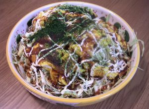 笑っちゃうけど絶品！お好み焼きサラダ～-レシピのメイン写真
