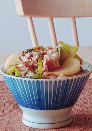 豚バラかぶ丼★1人飯★夕食★朝食★ランチ-レシピのメイン写真