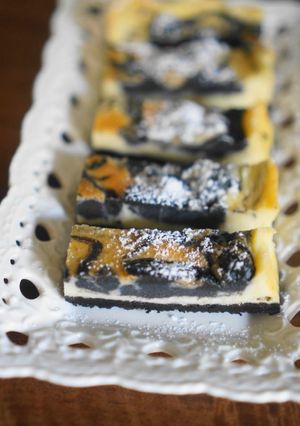 黒ごまのモノクロチーズケーキ-レシピのメイン写真