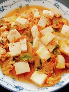 豆腐とキムチの卵とじ-レシピのメイン写真