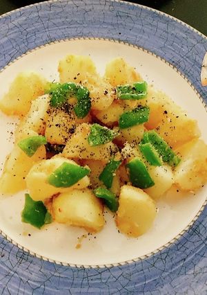 じゃがいもとピーマンの味噌炒め-レシピのメイン写真