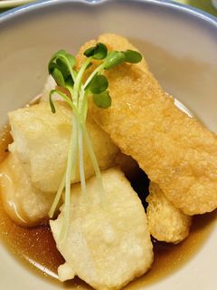 お餅と油揚げの揚げだし-レシピのメイン写真