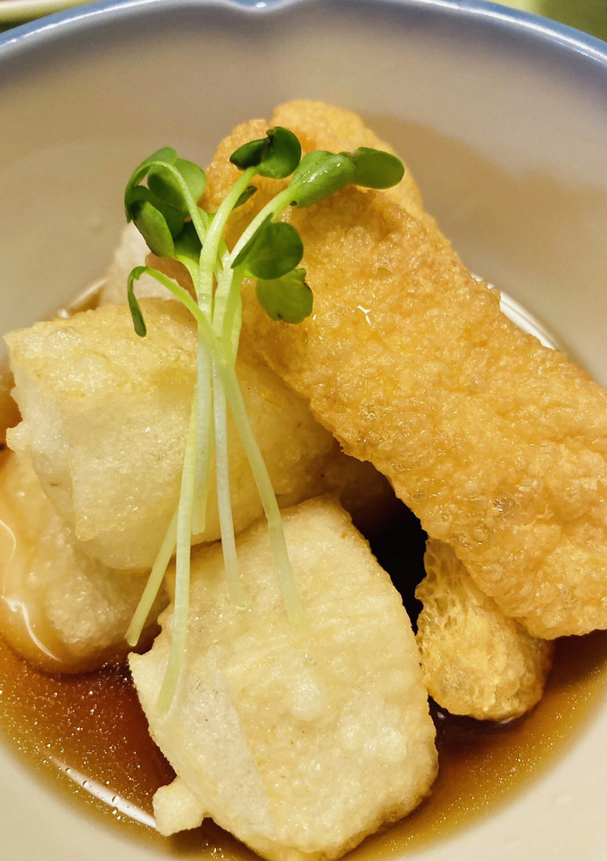 お餅と油揚げの揚げだし-レシピのメイン写真
