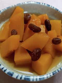 簡単☆かぼちゃとレーズンの甘煮-レシピのメイン写真
