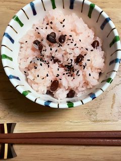レンジで甘納豆のお赤飯-レシピのメイン写真