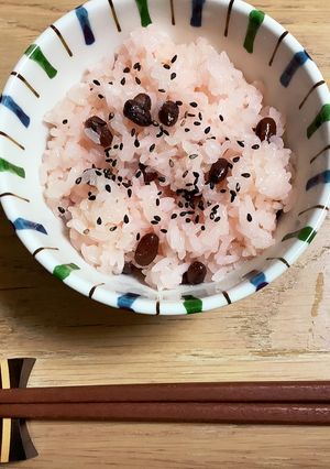 レンジで甘納豆のお赤飯-レシピのメイン写真