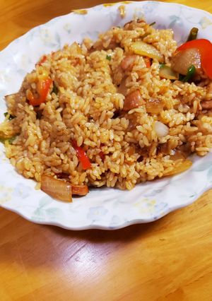 自宅で簡単！冷ご飯リメイク ジャンバラヤ-レシピのメイン写真