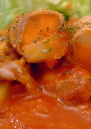 豚の巻き!巻き!トマト煮-レシピのメイン写真