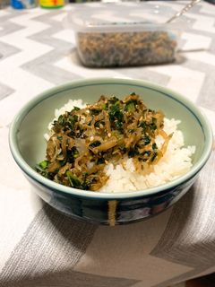 雑魚と葉(大根の葉)のふりかけ-レシピのメイン写真