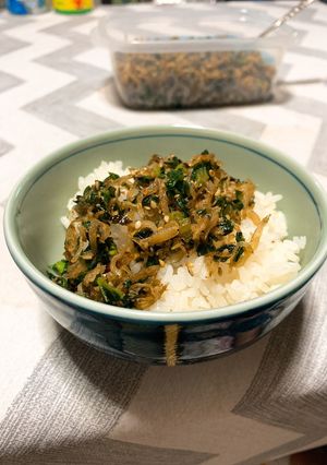 雑魚と葉（大根の葉）のふりかけ-レシピのメイン写真