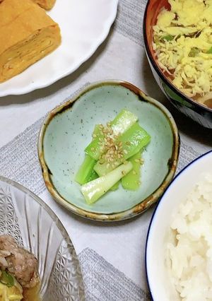 ブロッコリーの芯（鶏ガラ）-レシピのメイン写真