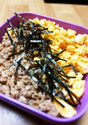 塩麹 鶏そぼろ丼-レシピのメイン写真