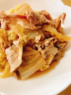 豚肉と白菜の麺つゆ煮-レシピのメイン写真