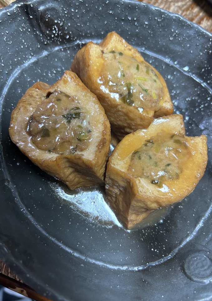 厚揚げの肉詰め-レシピのメイン写真
