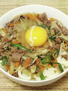 すき焼きうどん-レシピのメイン写真