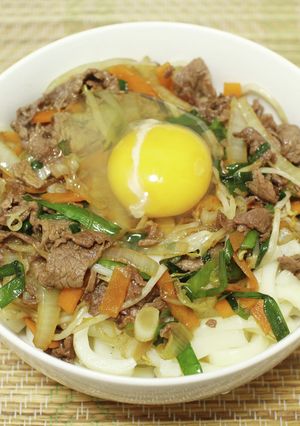 すき焼きうどん-レシピのメイン写真