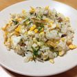 焼き塩鯖の梅昆布炒飯