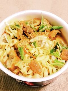 “○ちゃん ごぼ天油揚げ入り豚汁うどん”-レシピのメイン写真
