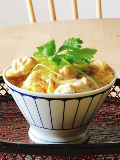 調味料3つ★簡単親子丼★レンジ4分ランチ-レシピのメイン写真