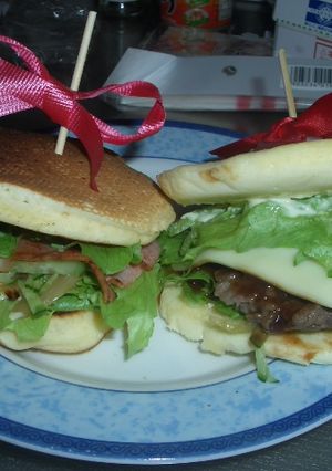●ハンバーガー弁当●-レシピのメイン写真