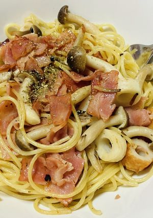 ササっと♪きのことベーコンのパスタ-レシピのメイン写真