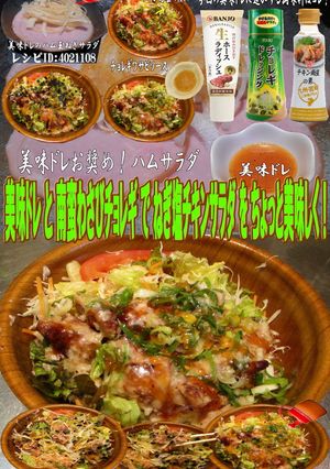 美味ドレ南蛮チョレギワサビねぎ塩チキンサ-レシピのメイン写真