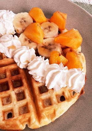 簡単に作れるアメリカンワッフル-レシピのメイン写真