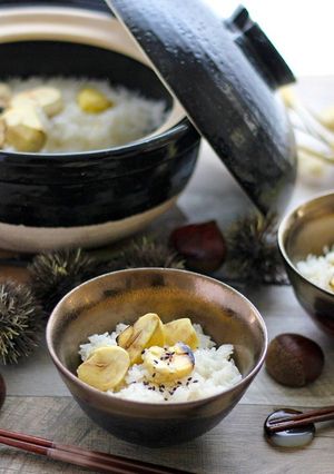 土鍋で本格!ほっくり焼き栗ご飯-レシピのメイン写真