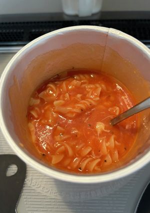 たっぷりチーズのスープパスタ♪-レシピのメイン写真