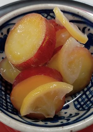 爽やかに香るさつま芋レモン煮-レシピのメイン写真