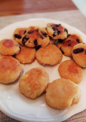 焼き芋リメイク　さつまいもきな粉もち-レシピのメイン写真