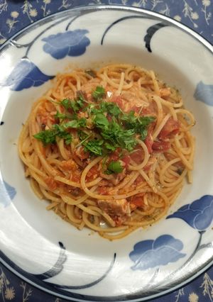 アジのマリナーラスパゲッティ-レシピのメイン写真