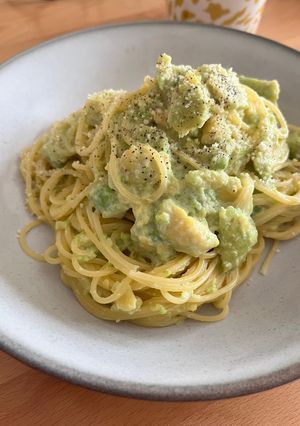 牛乳だけ！アボカドのクリームパスタ-レシピのメイン写真