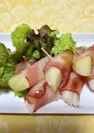 じゃがいもと玉ねぎのベーコン巻き-レシピのメイン写真