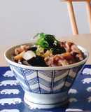 豚ナス丼★一人ご飯★ランチ★朝食★お弁当