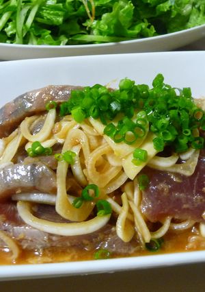 鰹の新玉ネギ和え-レシピのメイン写真