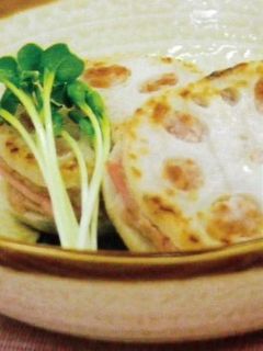 れんこんのはさみ焼き(塩味)-レシピのメイン写真