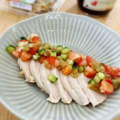 รูปของ サラダチキン・ザーサイソース