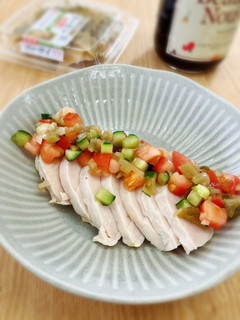サラダチキン・ザーサイソース-レシピのメイン写真