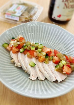 サラダチキン・ザーサイソース-レシピのメイン写真