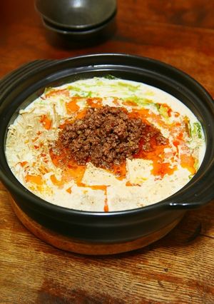 白菜とえのきと豆腐たっぷり★ピリ辛担々鍋-レシピのメイン写真