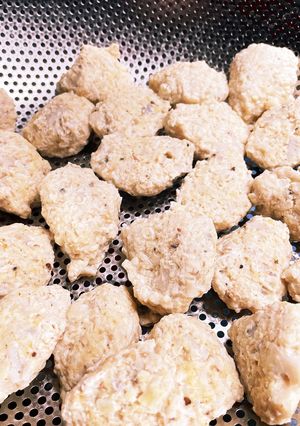 【作り置き】蓮根入り鶏団子(ハンバーグ)-レシピのメイン写真