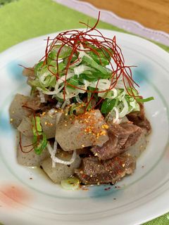 牛すじ赤身とこんにゃくの煮込み♪-レシピのメイン写真