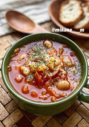 大豆と野菜たっぷり♪具沢山ミネストローネ-レシピのメイン写真
