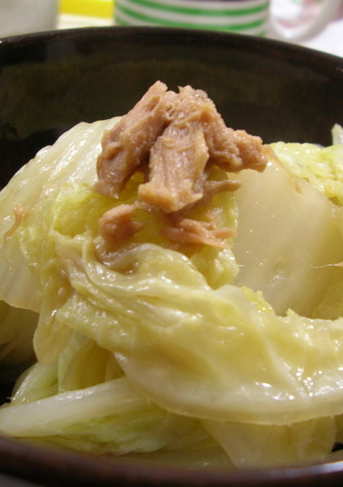 だし汁不要☆白菜とツナの簡単煮物-レシピのメイン写真